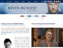 Tablet Screenshot of kevinmckiddonline.com